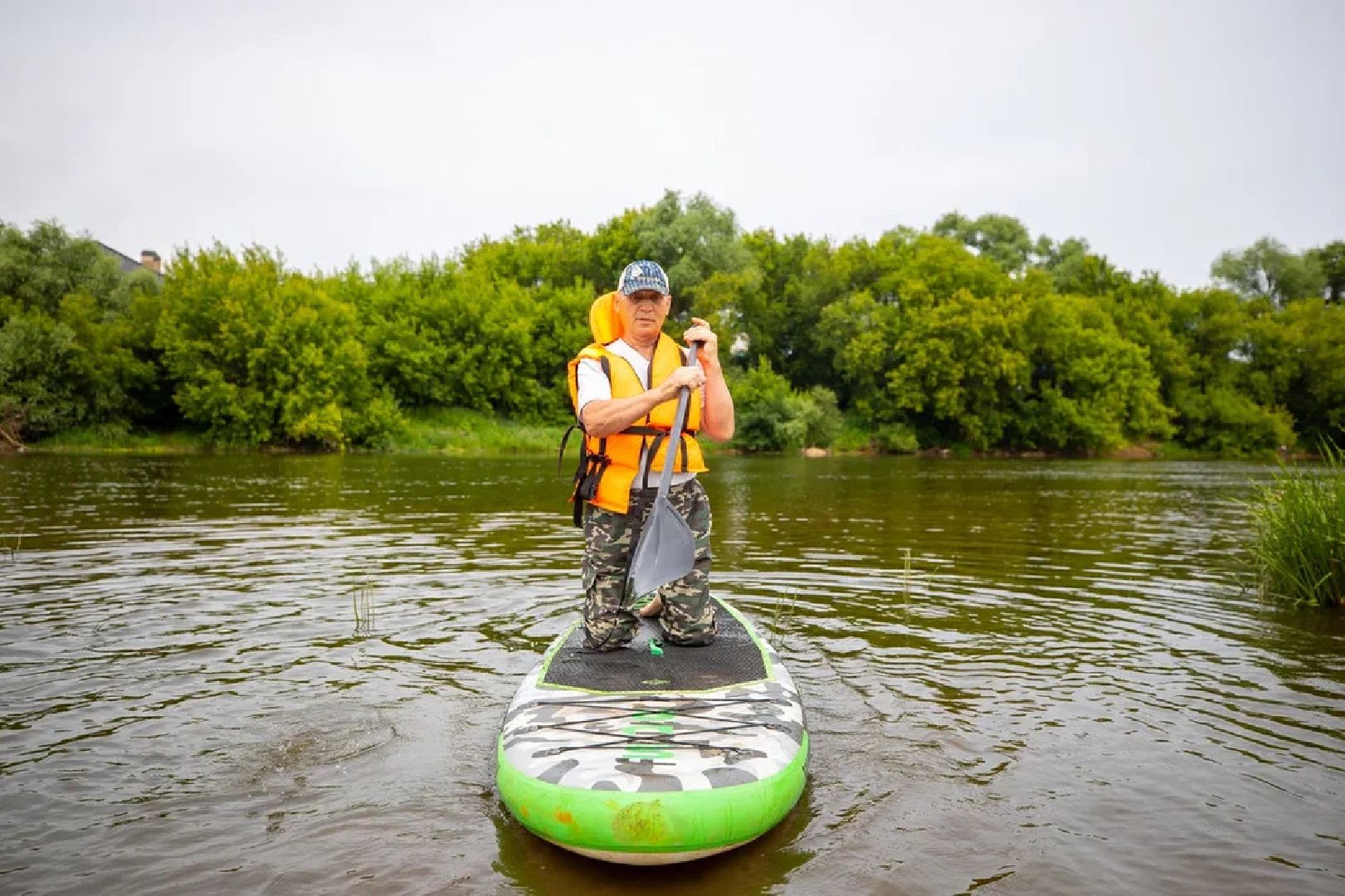 Активное долголетие, губернатор, сапсерфинг, сапборды, спорт, отдых, Орехово-Зуево, Клязьма