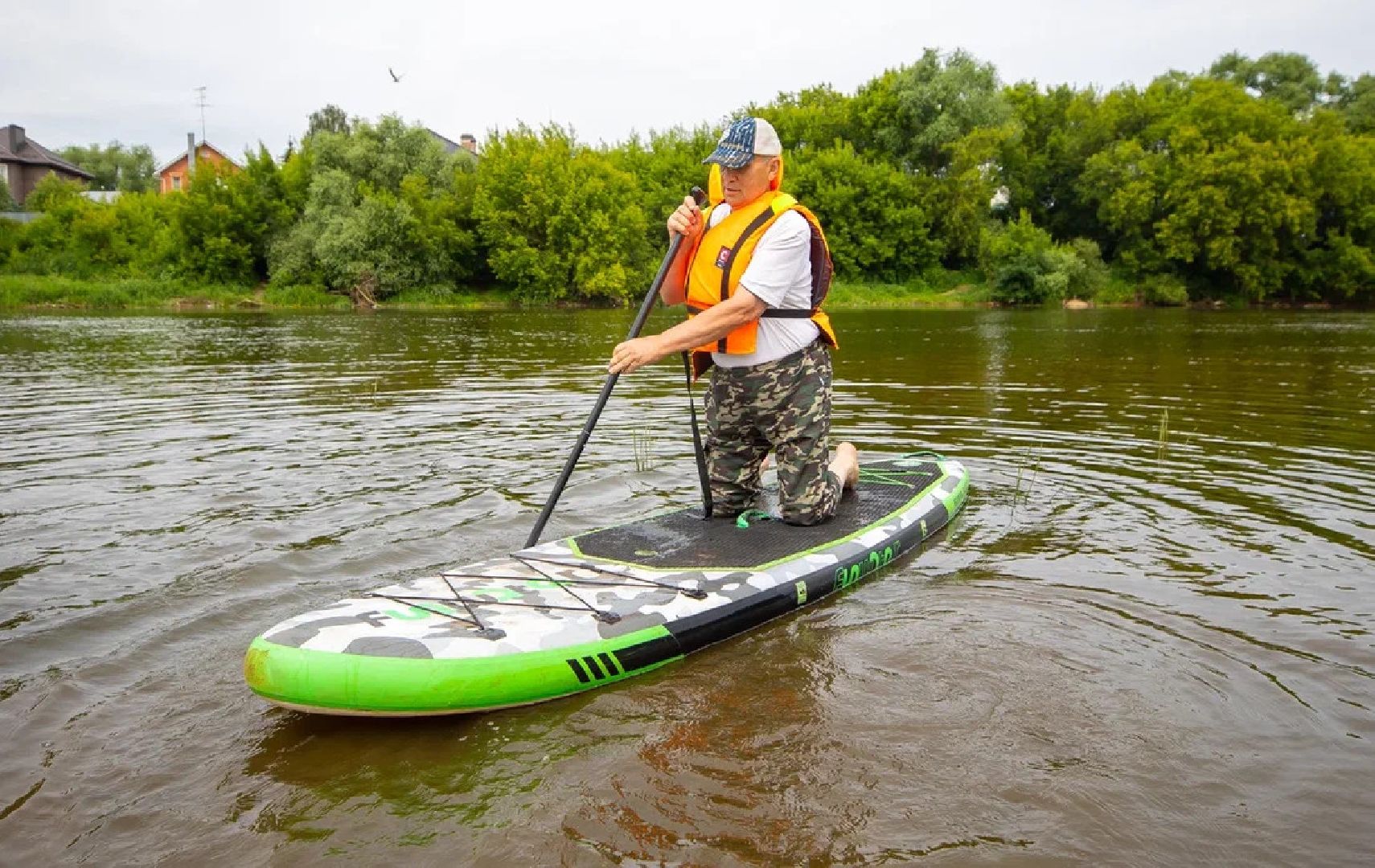 Активное долголетие, губернатор, сапсерфинг, сапборды, спорт, отдых, Орехово-Зуево, Клязьма