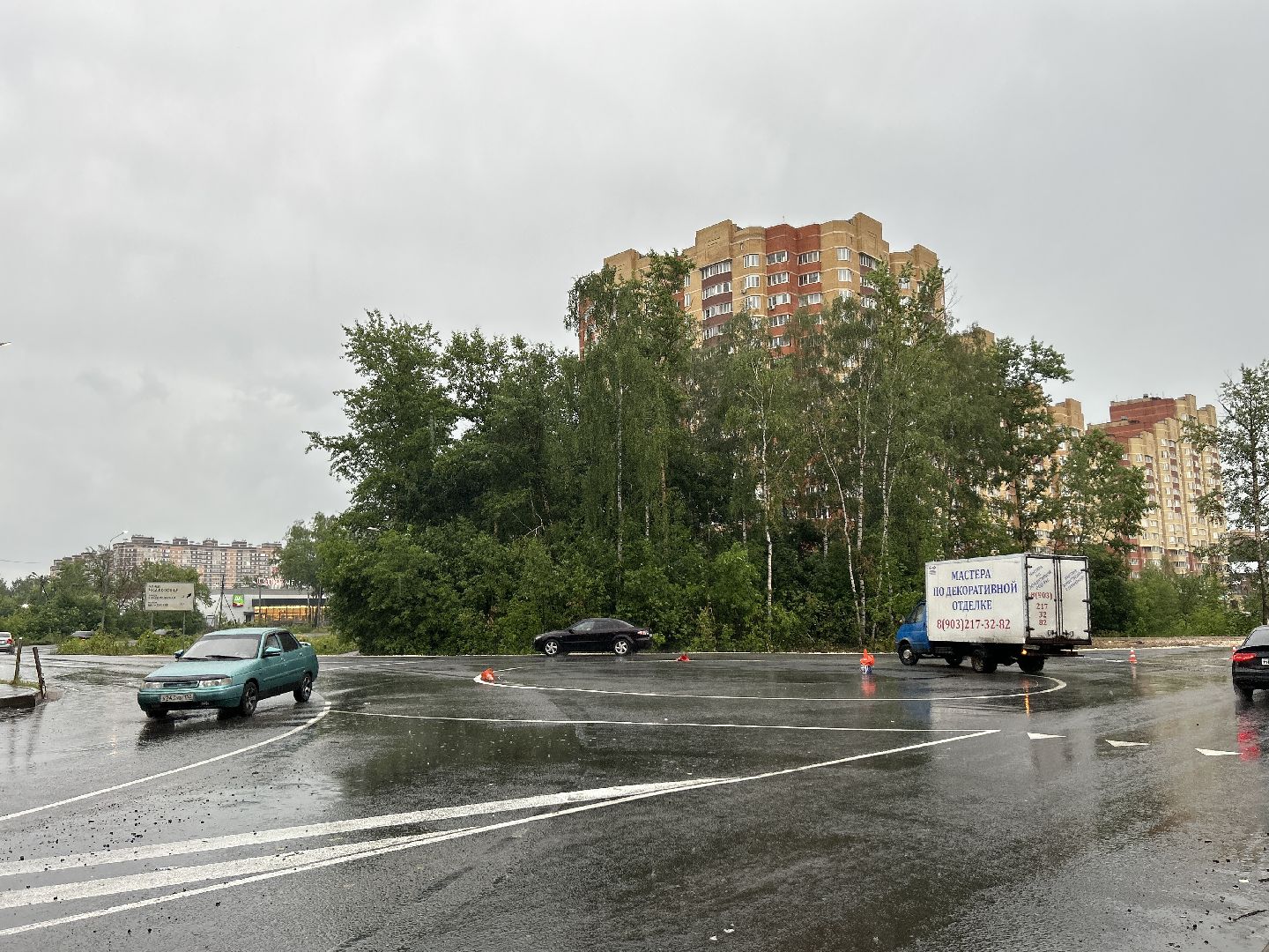 круговое движение, дороги, Щёлково