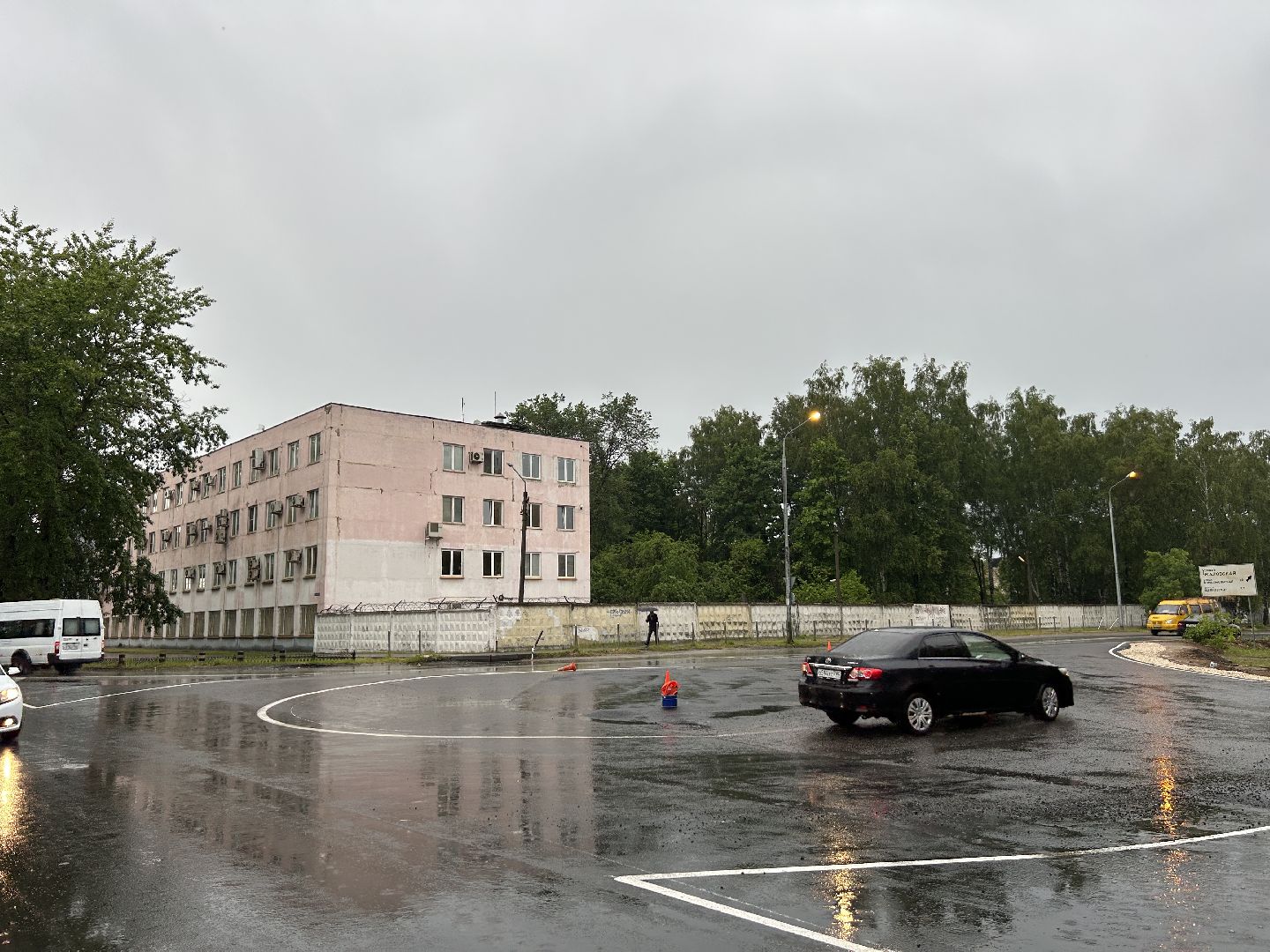 круговое движение, дороги, Щёлково