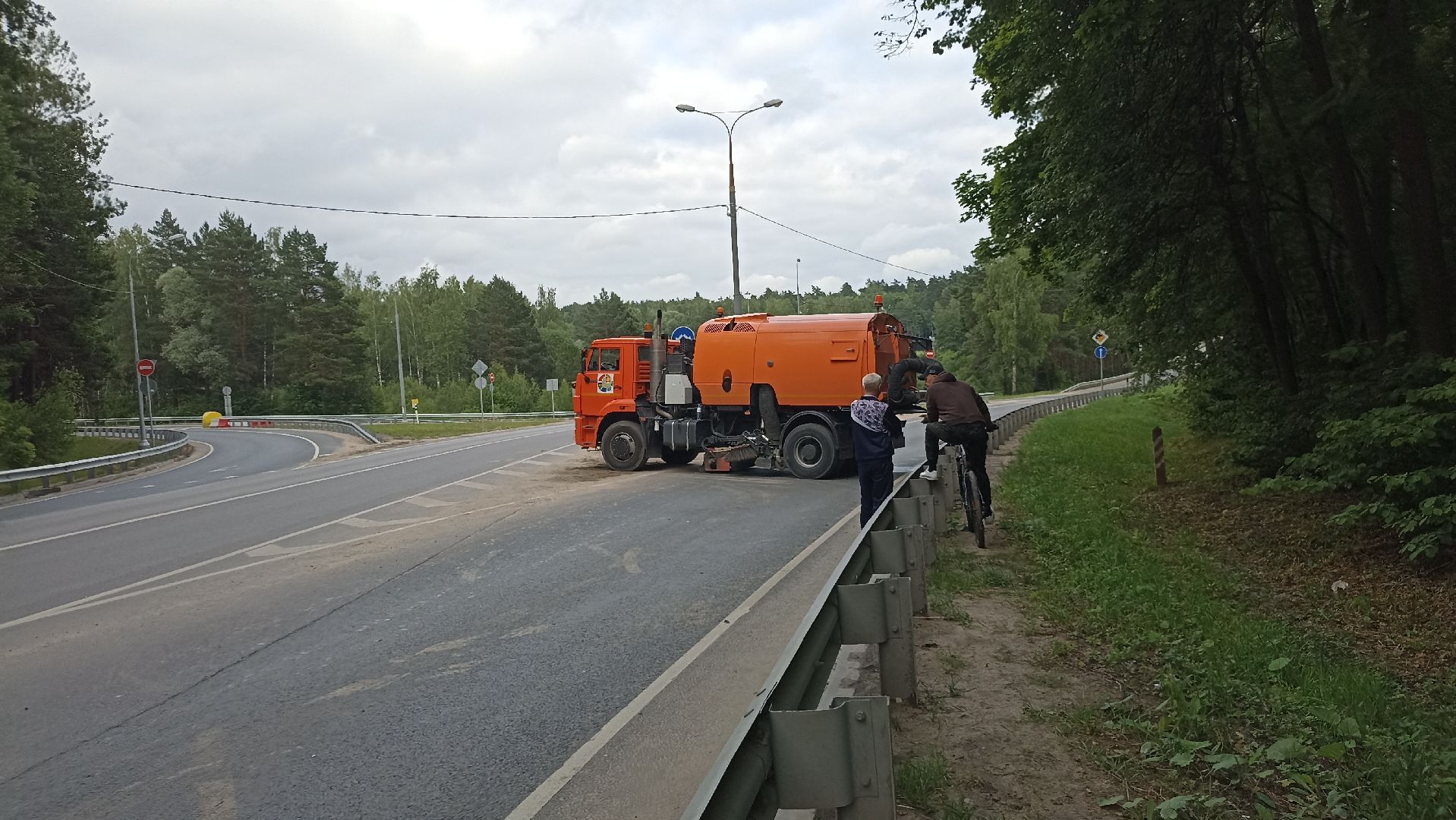 Серпухов, Подмосковье, пробка, трасса М-2, Симферопольское шоссе