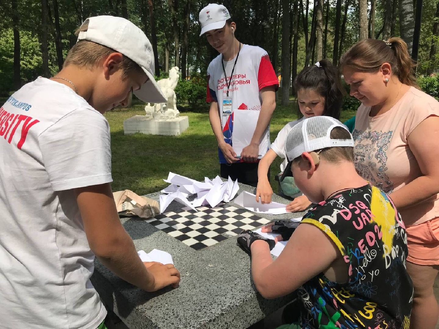 Наро-Фоминск, Центральный парк, квест, бумага, молодёжный комплексный центр, волонтёры Подмосковья