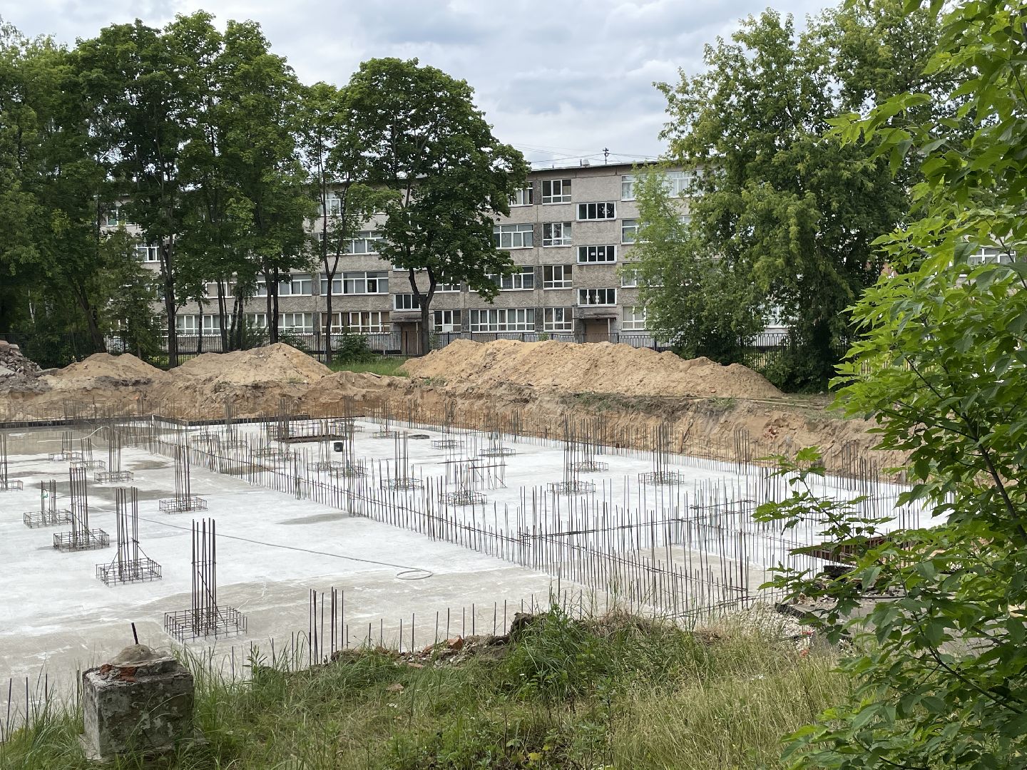 Детский сад, строительство, жители, дети