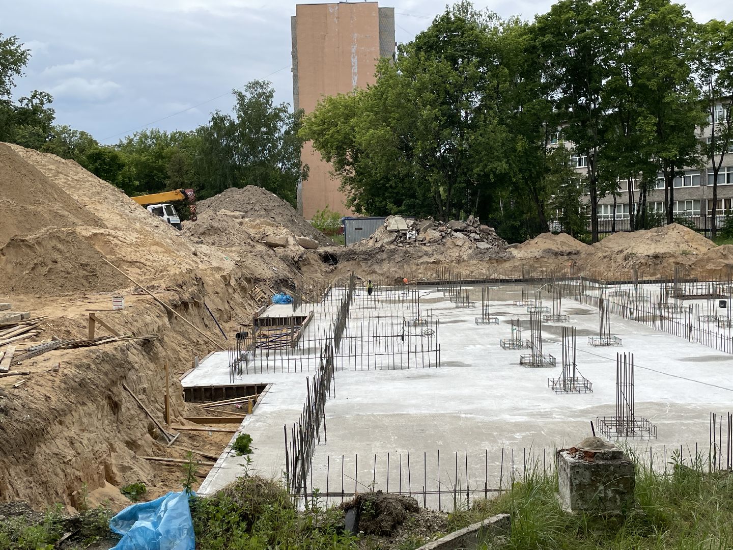 Детский сад, строительство, жители, дети