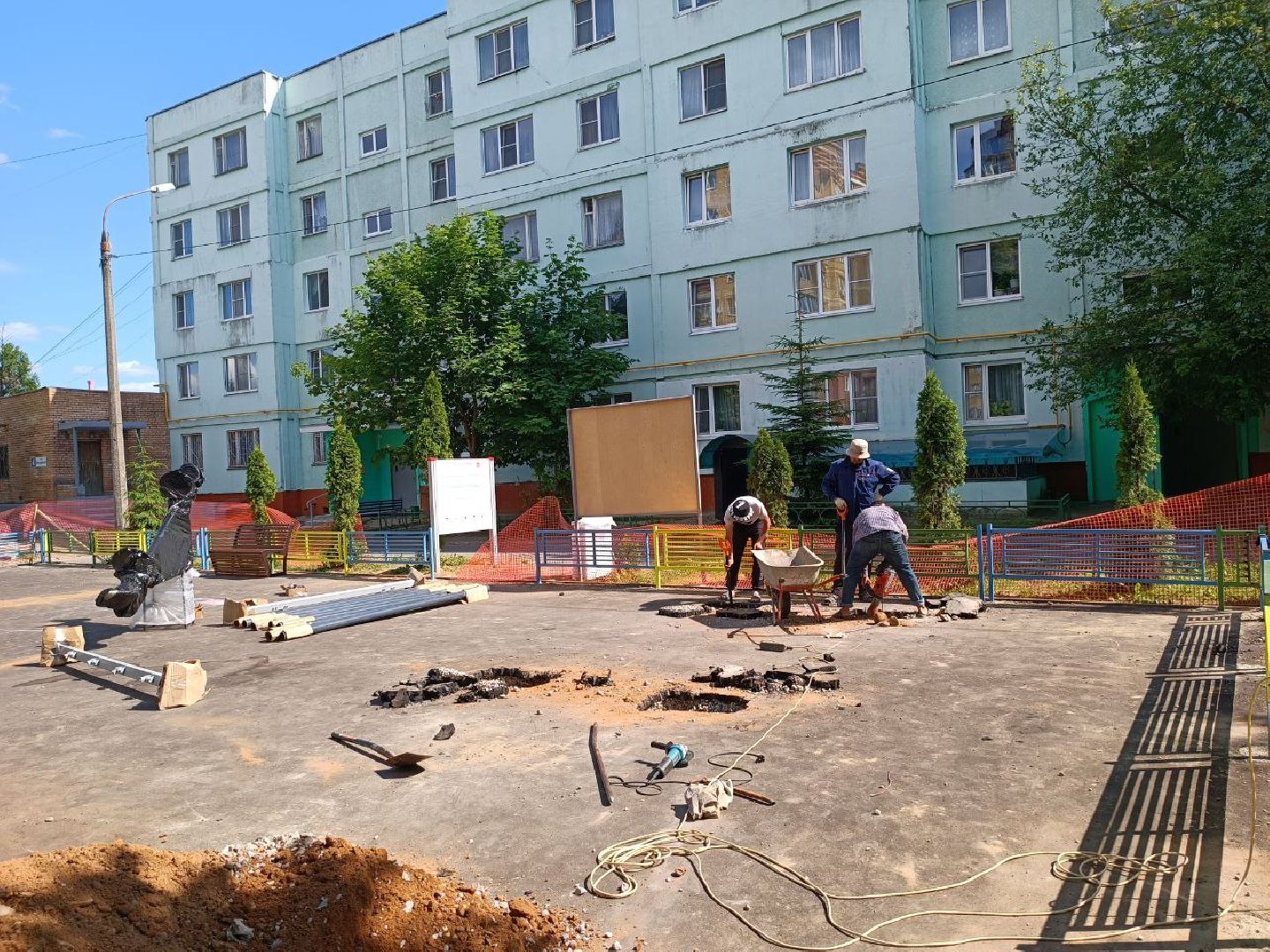 Можайск, Можайский городской округ, Подмосковье, благоустройство, детские площадки, программа губернатора, Наше Подмосковье, дети