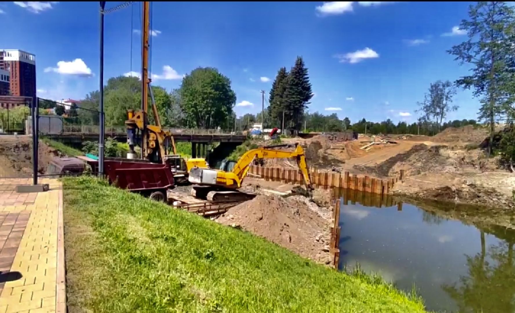 Наро-Фоминск, экология, река Нара, мост, строительство, благоустройство