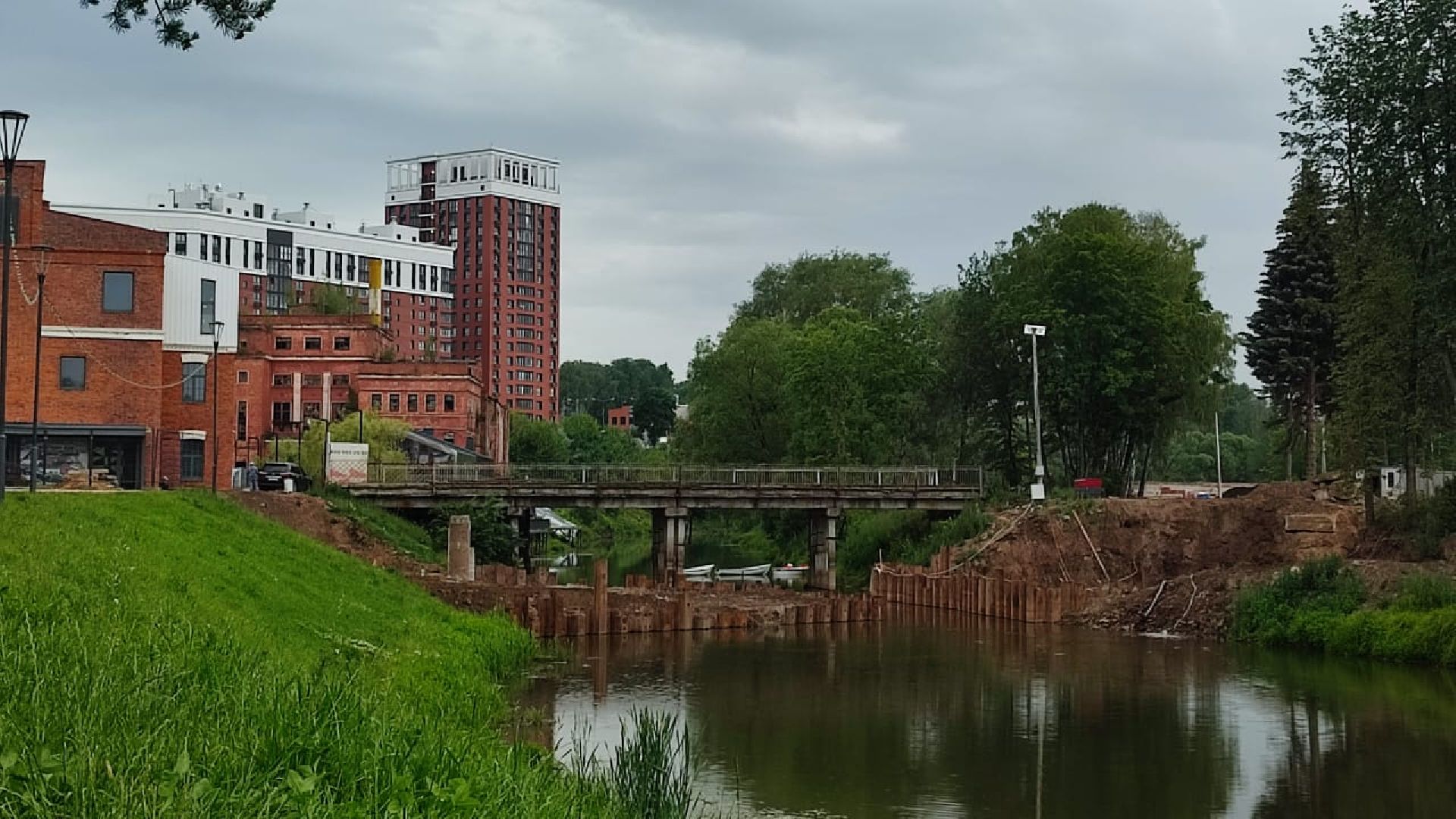 Наро-Фоминск, экология, река Нара, мост, строительство, благоустройство