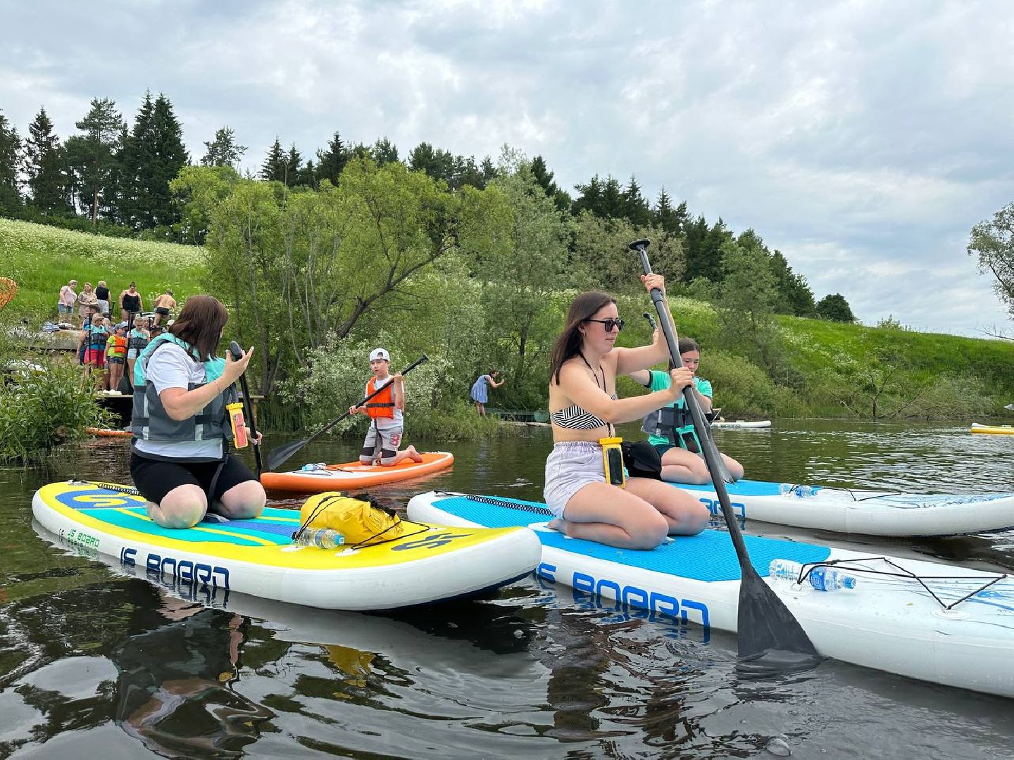 Можайск, Можайский городской округ, Подмосковье, спорт, сапы, каяки, отдых на воде, Можайское водохранилище, семейный проект