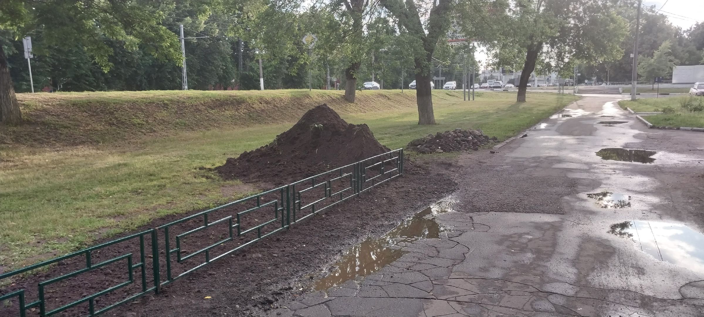 Коломна, ограждение, безопасный переход