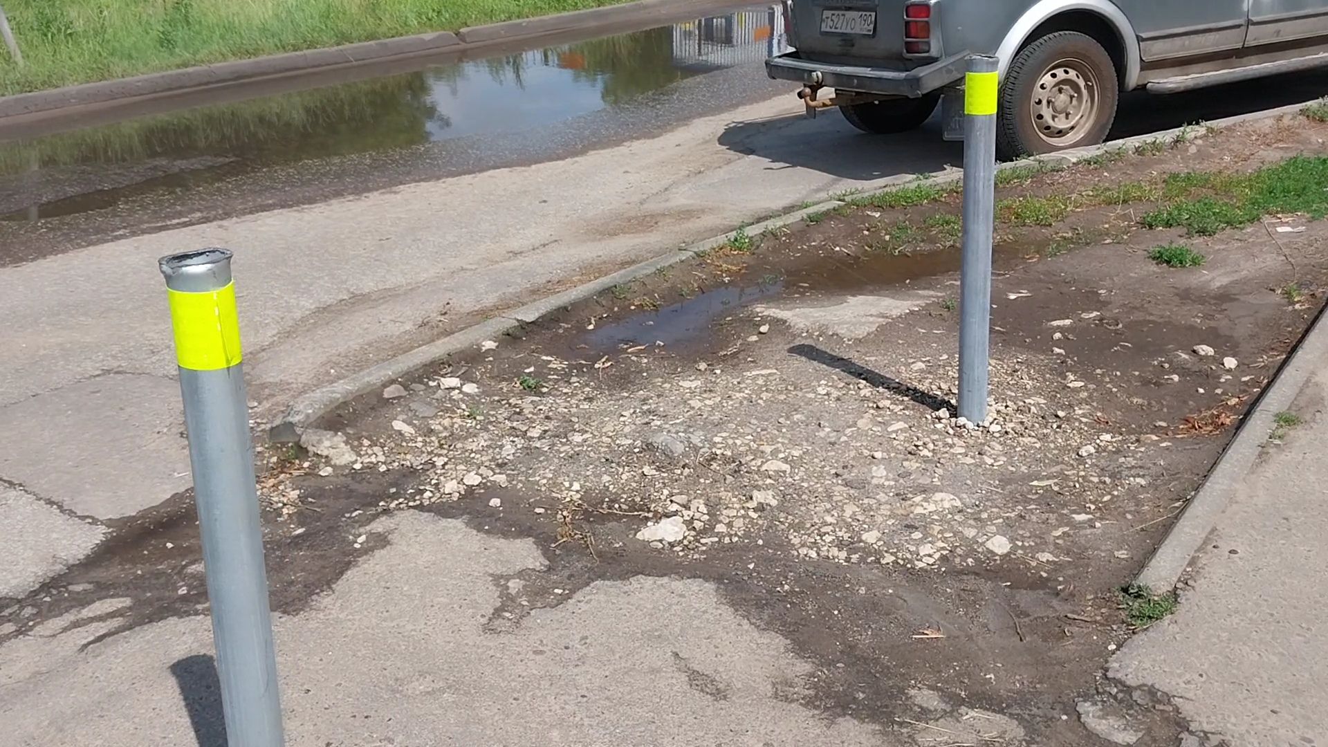 Коломна, дороги, ограждения