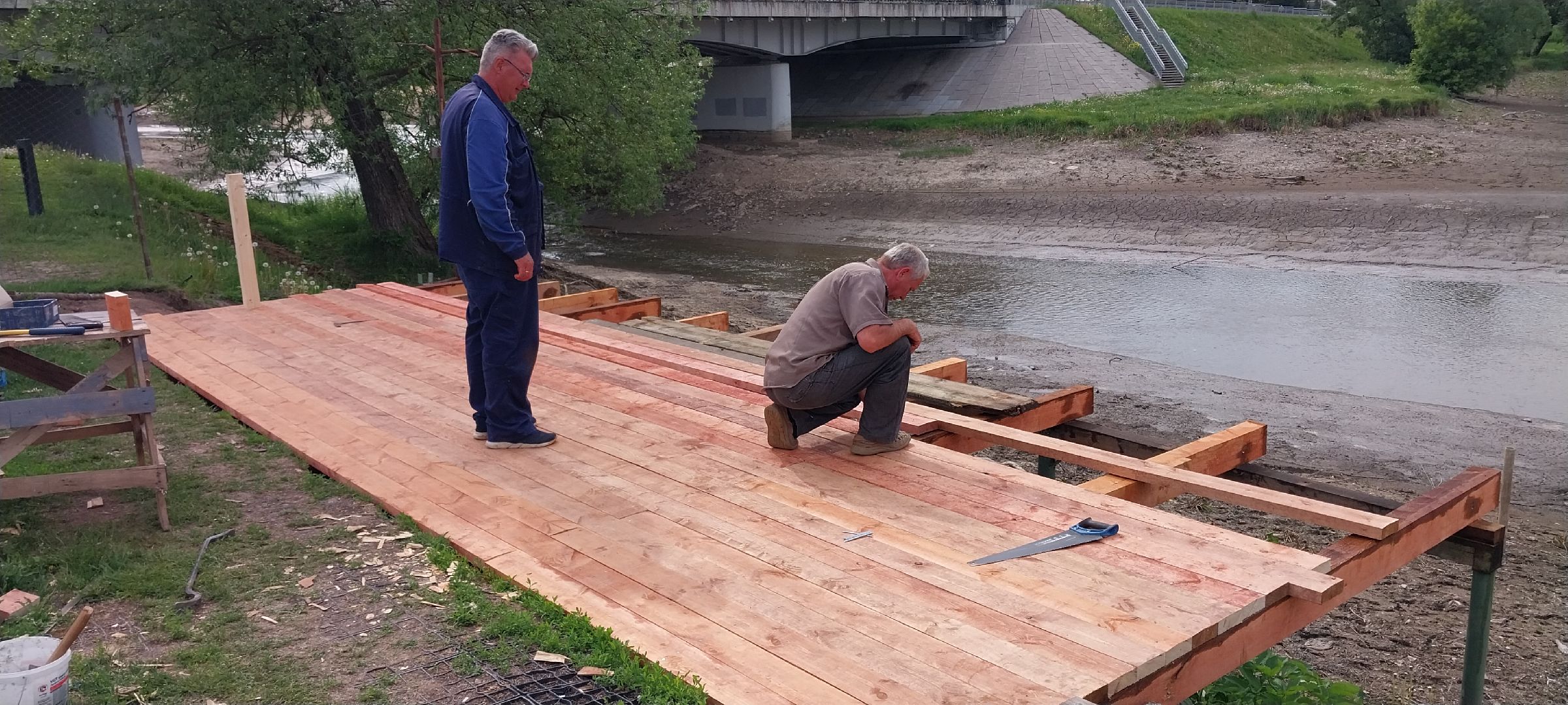 Коломна, ремонт, смотровой причал