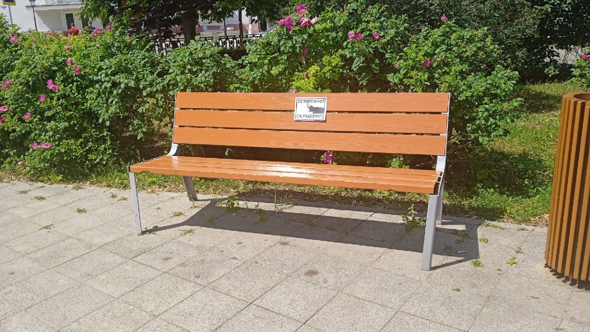 Коломна, лавочки, сквер