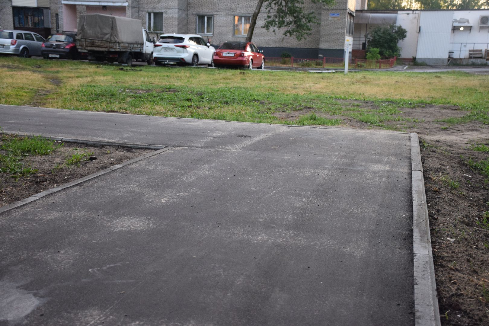 Электрогорск, городской округ Павловский Посад, дорога, тротуар, асфальт, тропа, пешком