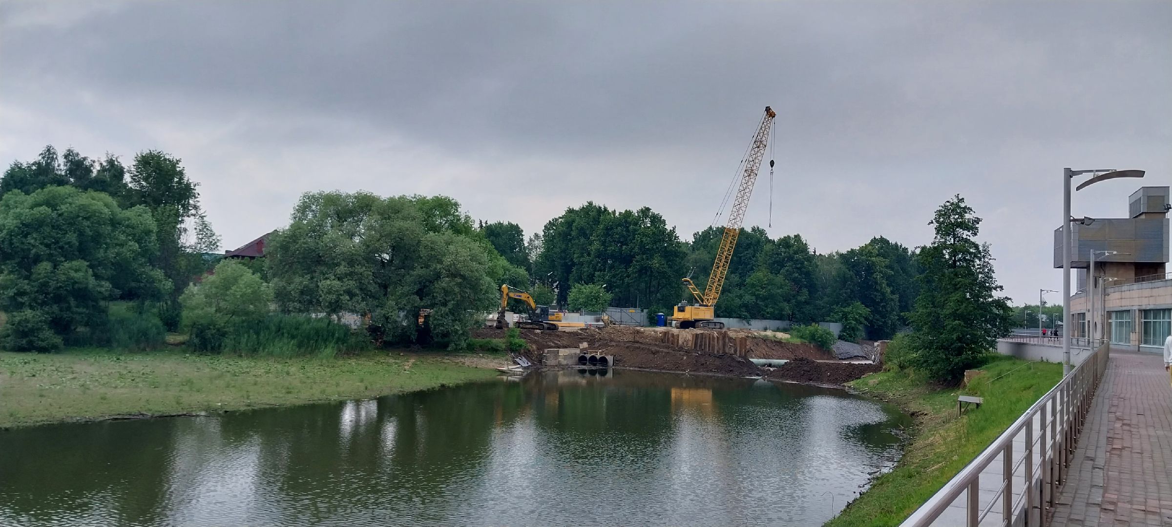 Коломна, капитальный ремонт, плотина