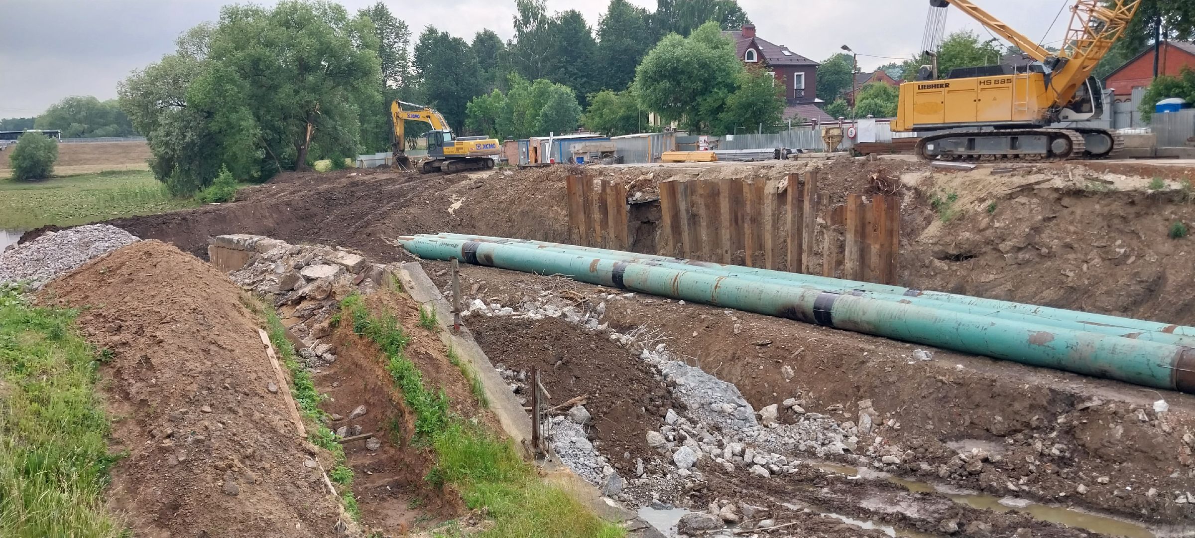 Коломна, капитальный ремонт, плотина