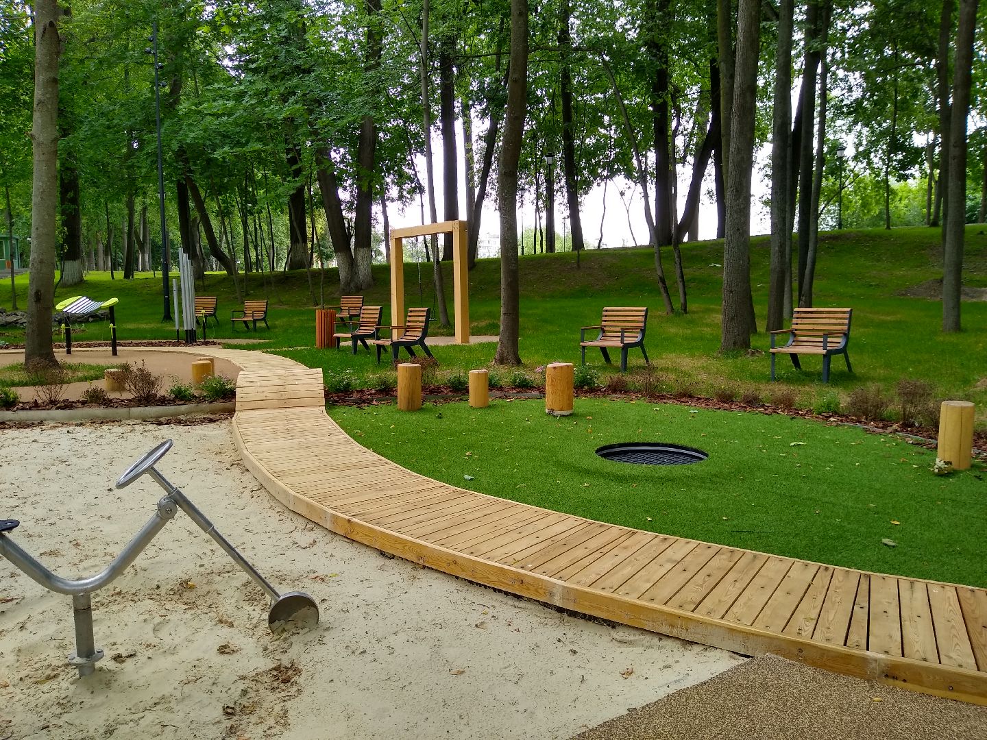 Раменское, благоустройство, парк, музыкальная площадка