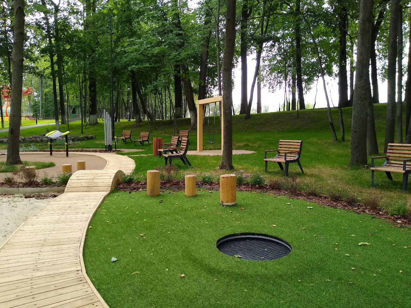 Раменское, благоустройство, парк, музыкальная площадка