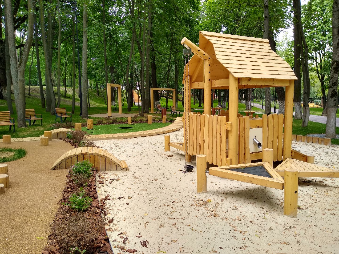 Раменское, благоустройство, парк, музыкальная площадка