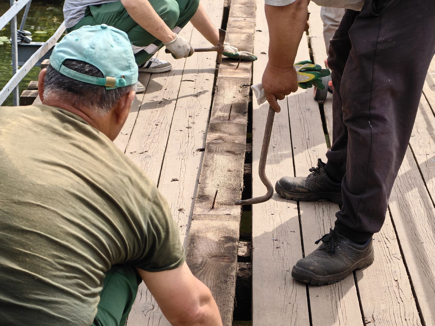 Мост, ремонт, река, благоустройство