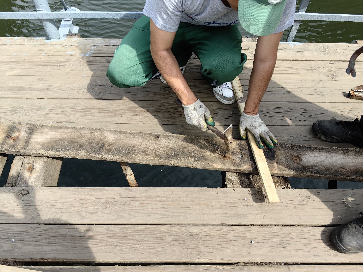 Мост, ремонт, река, благоустройство