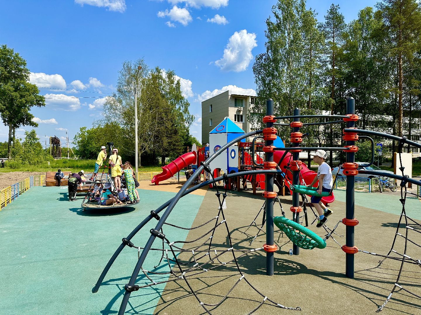 Клин, дети, детская площадка, перемены, общество