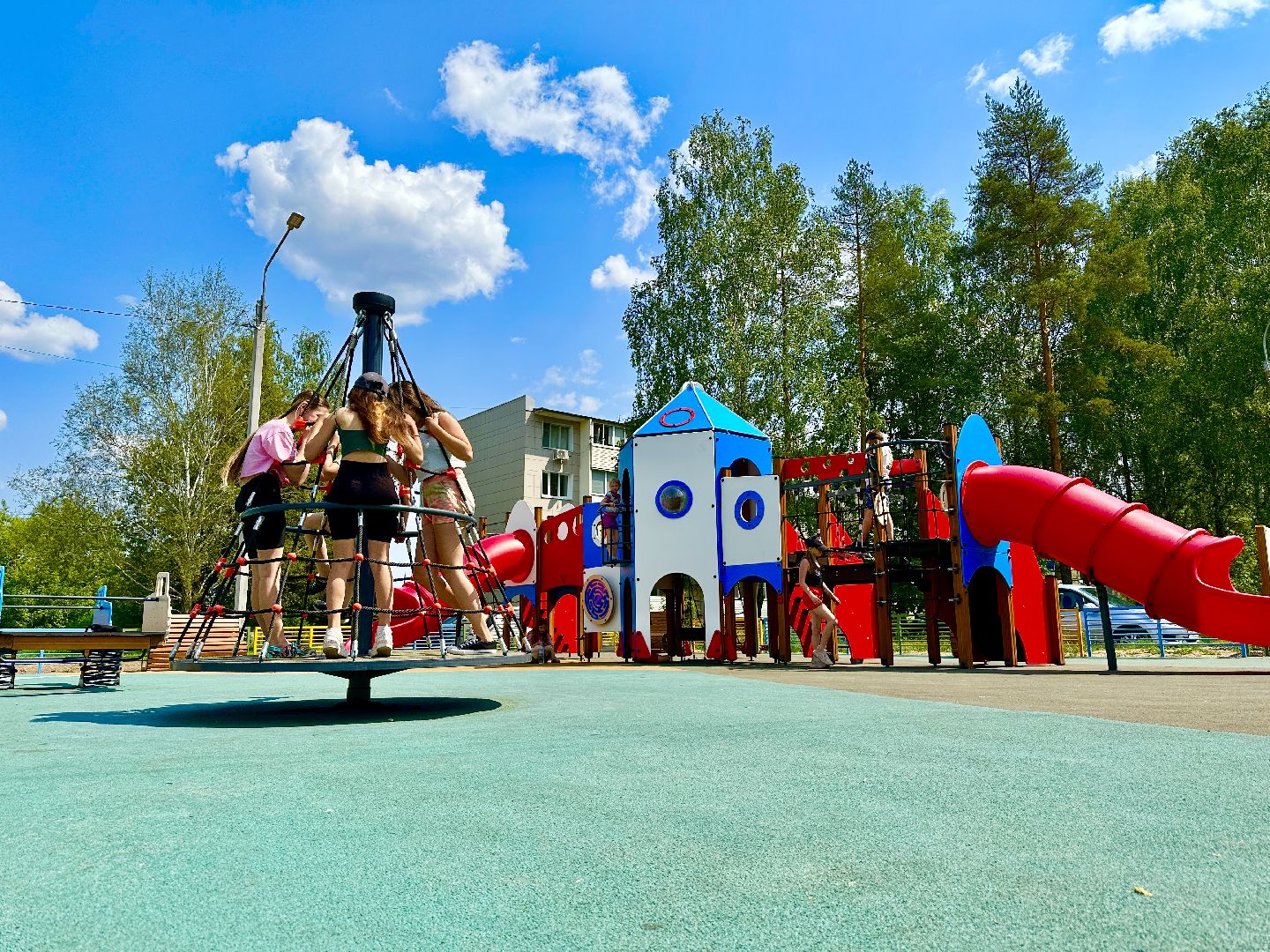 Клин, дети, детская площадка, перемены, общество