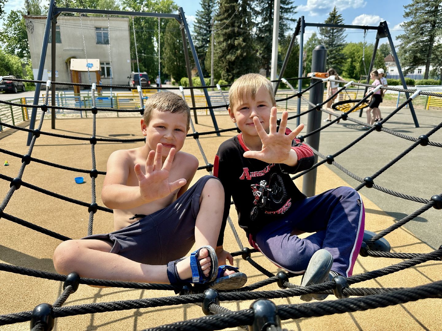 Клин, дети, детская площадка, перемены, общество