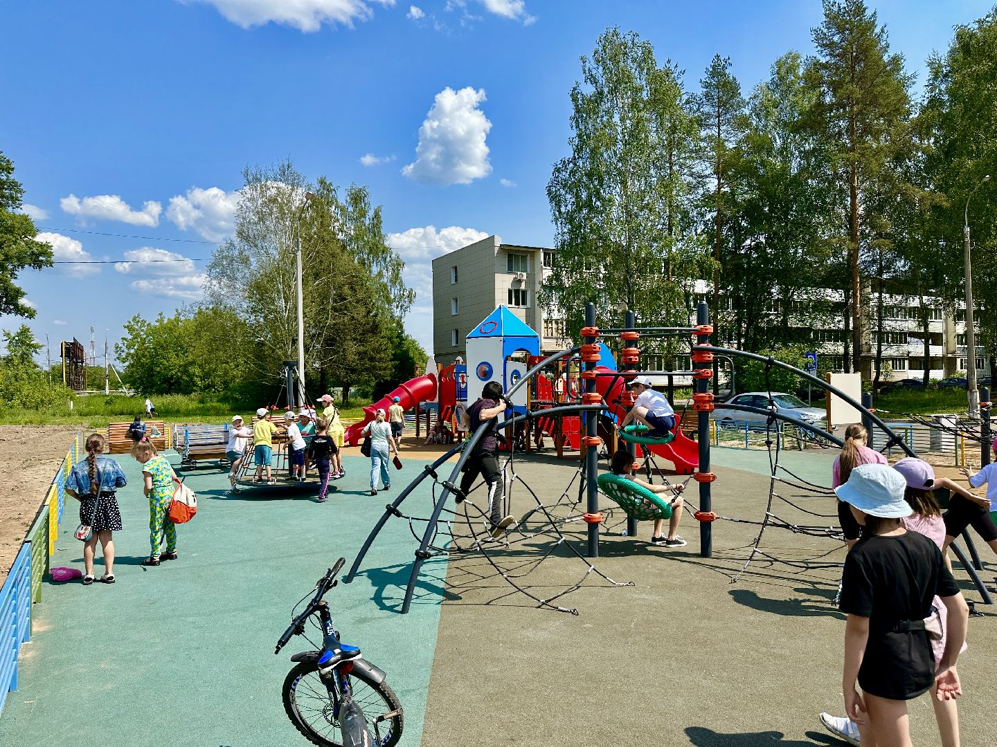 Клин, дети, детская площадка, перемены, общество