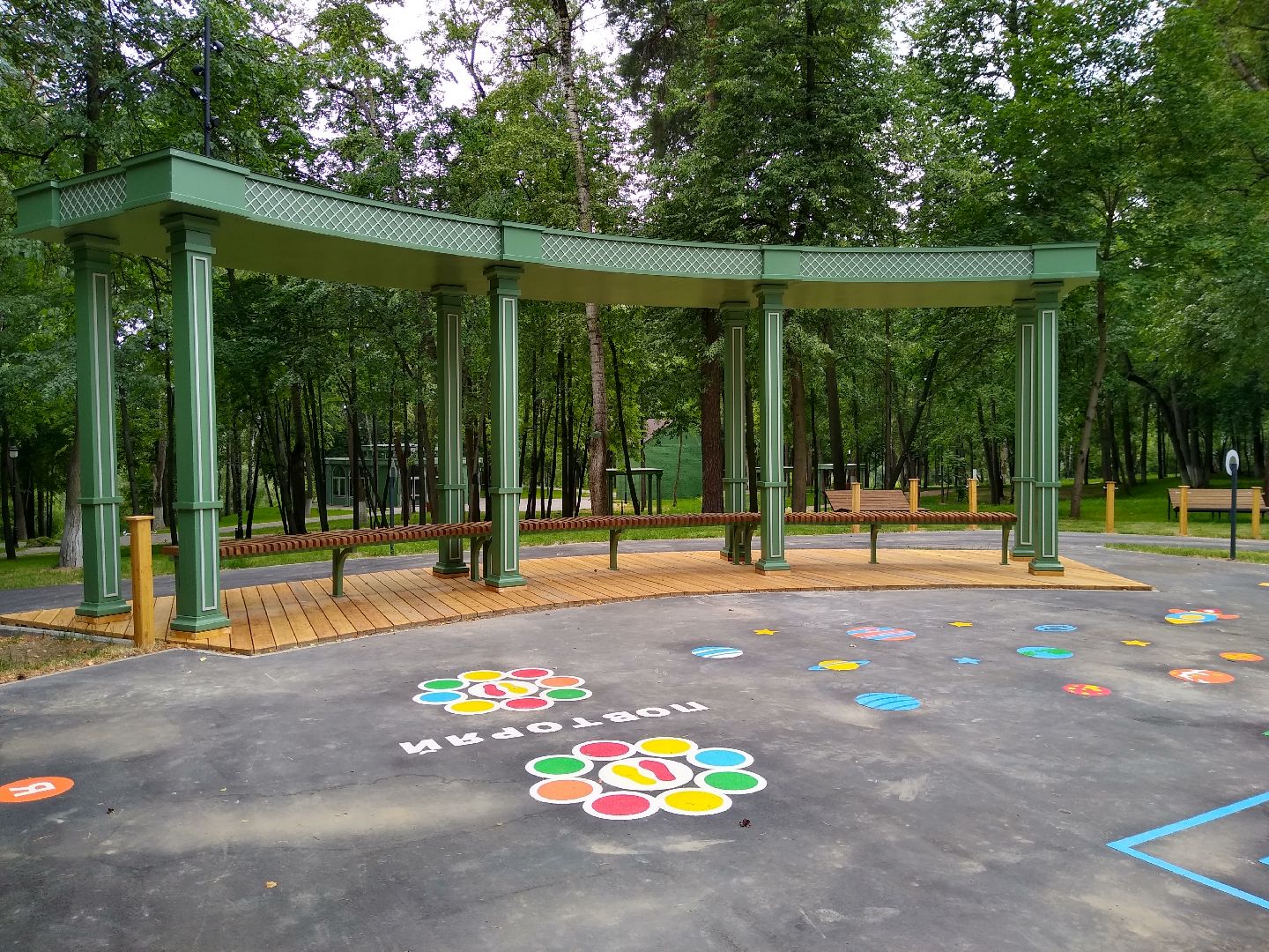 Раменское, благоустройство, парк, детская спортивно-игровая зона