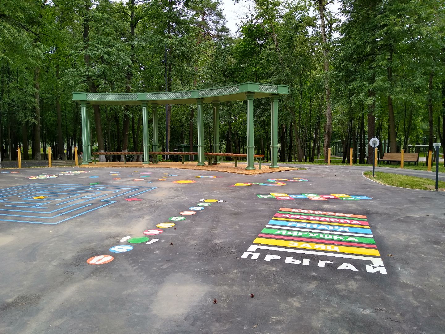 Раменское, благоустройство, парк, детская спортивно-игровая зона