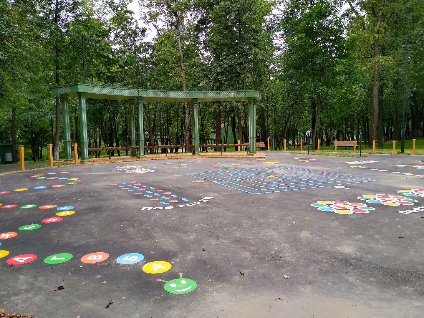 Раменское, благоустройство, парк, детская спортивно-игровая зона