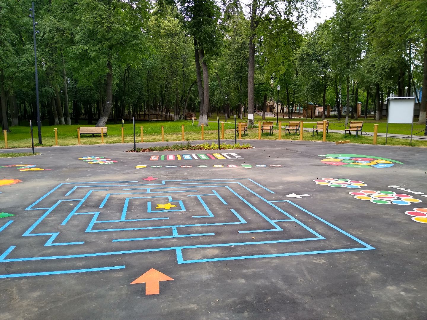 Раменское, благоустройство, парк, детская спортивно-игровая зона