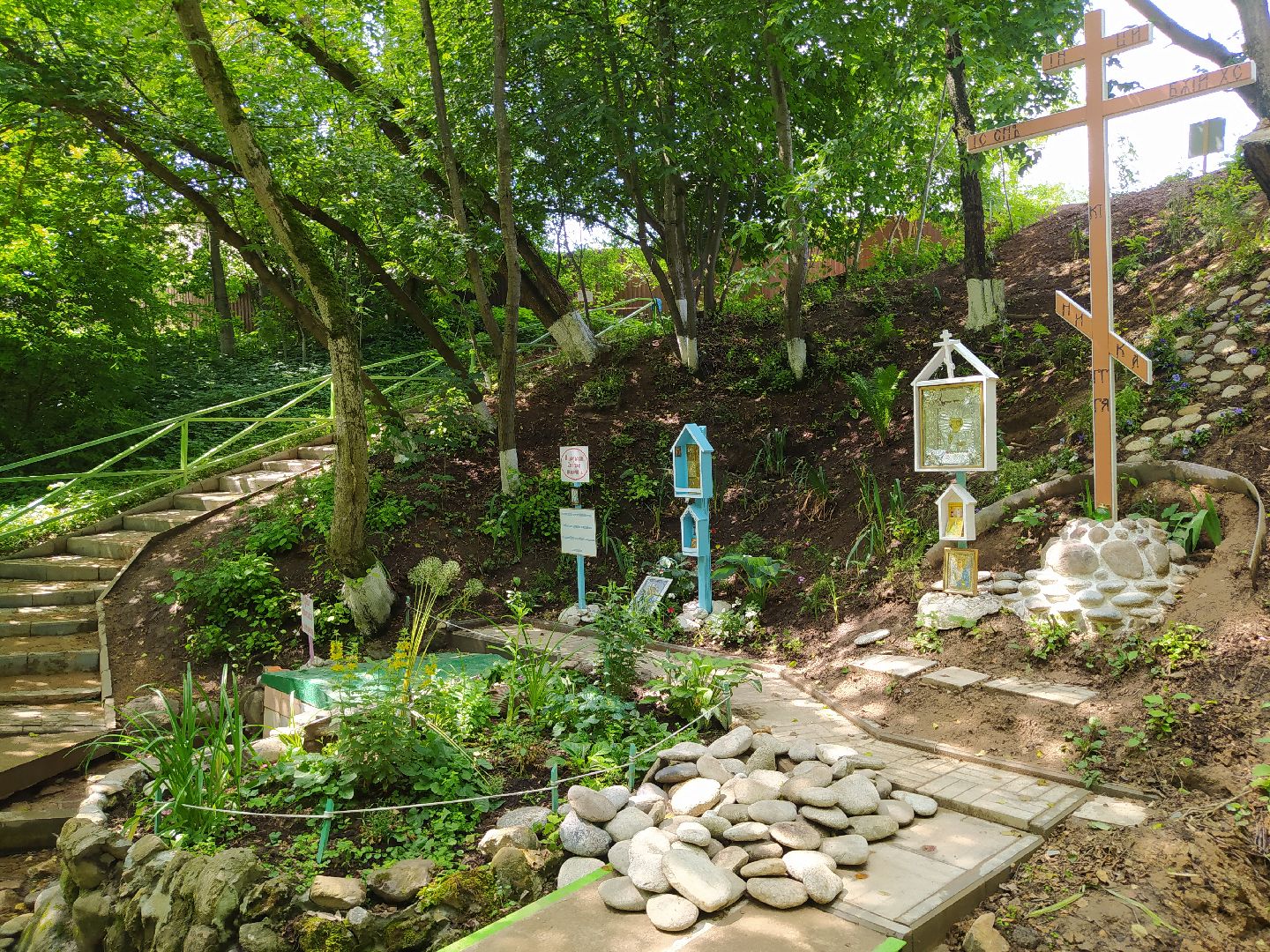 Нахабино, благоустройство, родники, святой источник