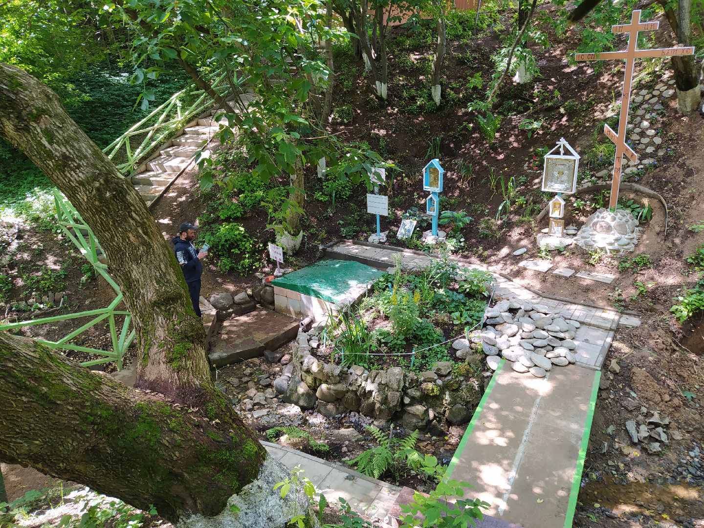 Нахабино, благоустройство, родники, святой источник