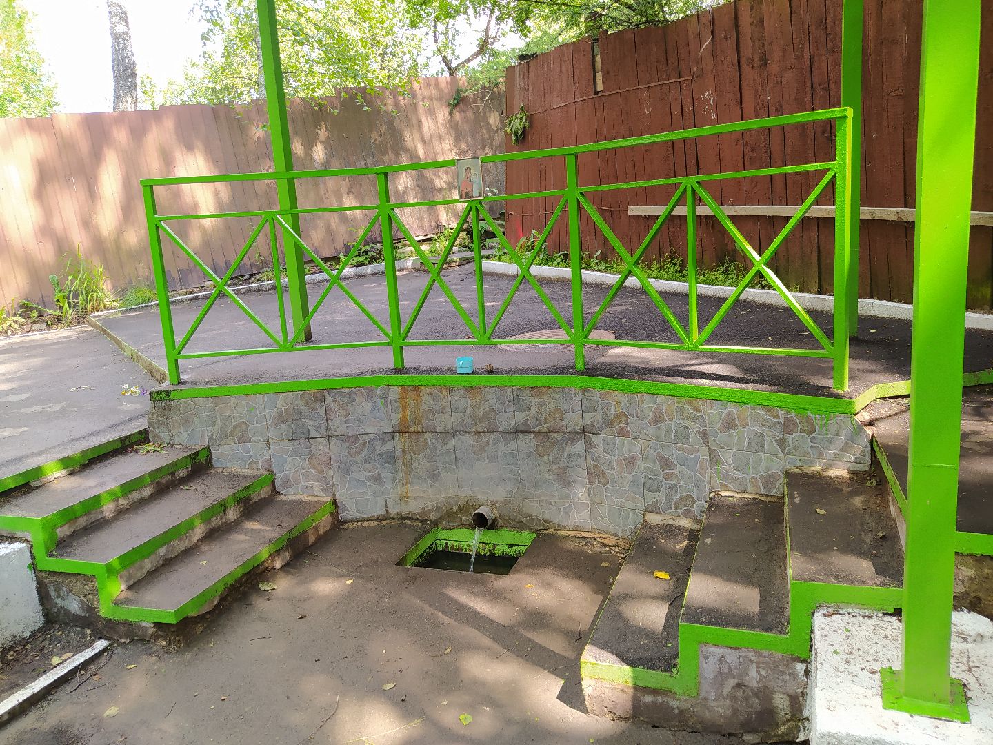 Нахабино, родник, святой источник, благоустройство