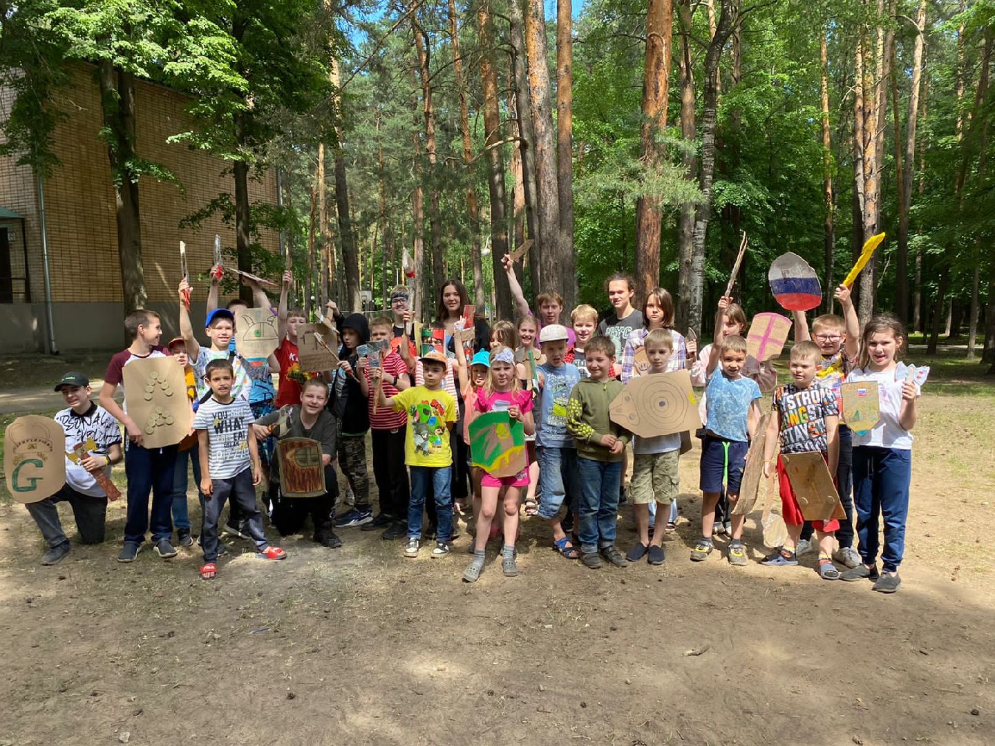 Дети, лагерь, лето, техношкола