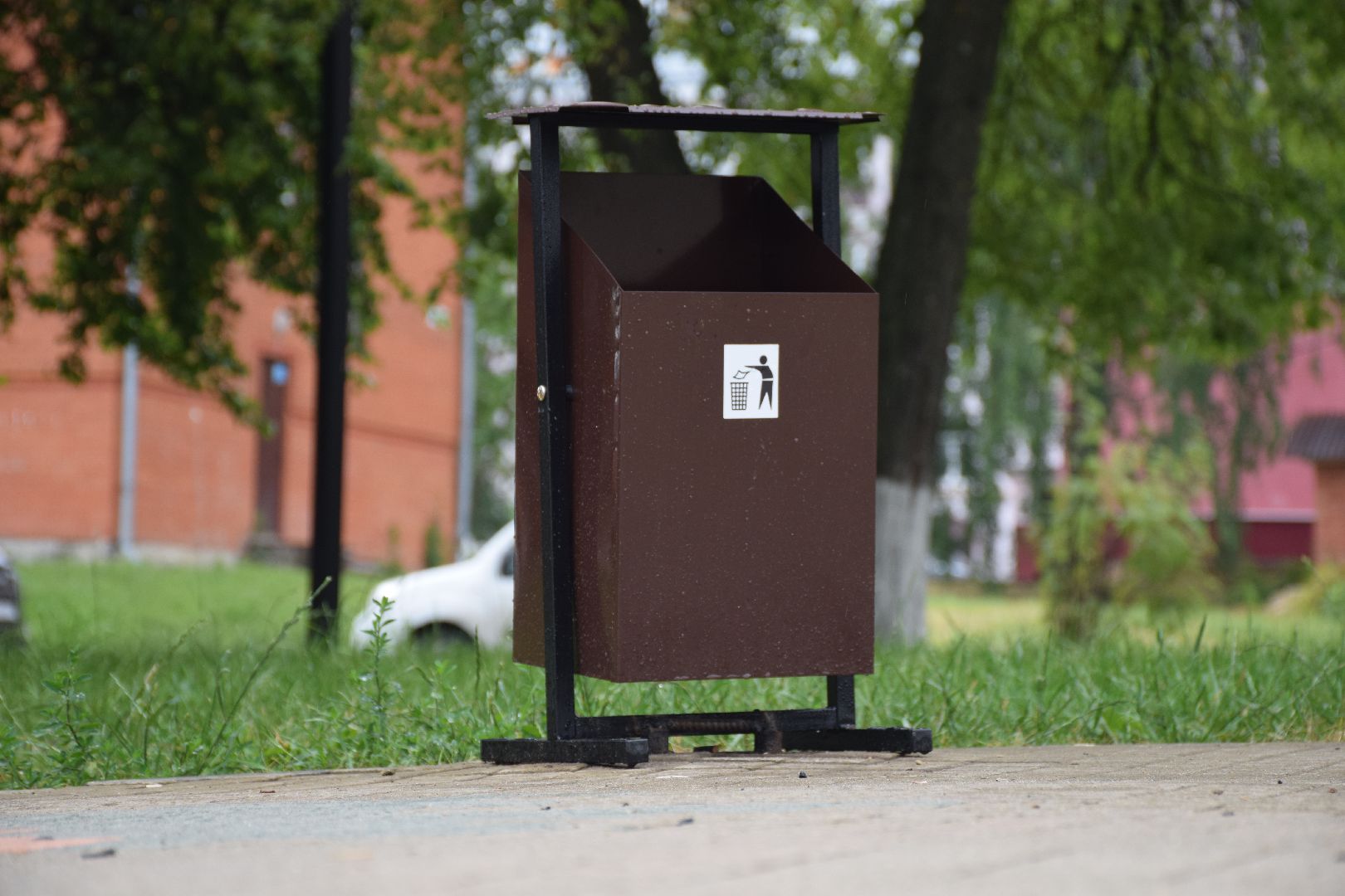 Павловский Посад, городской округ Павловский Посад, благоустройство, Октябрь, дом культуры, урны