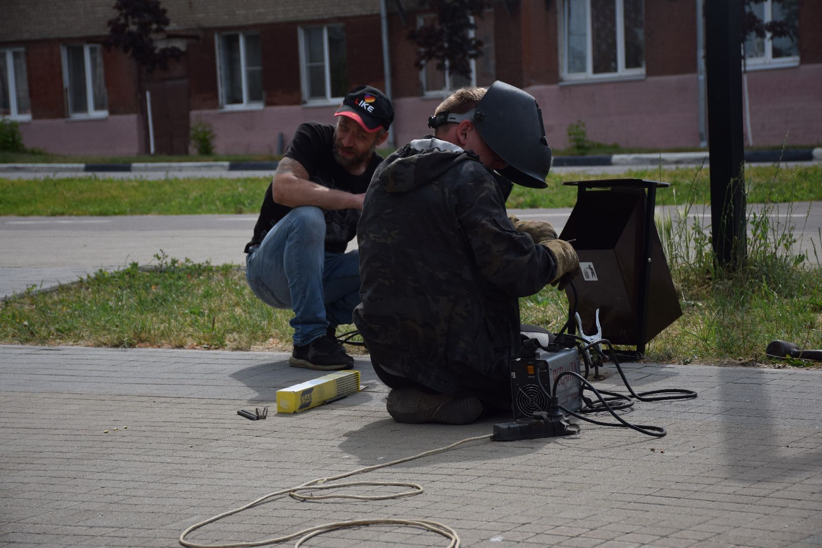 Павловский Посад, городской округ Павловский Посад, благоустройство, Октябрь, дом культуры, урны