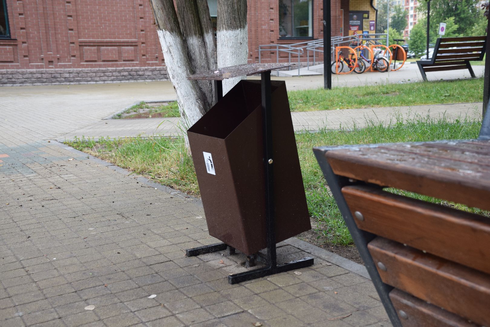 Павловский Посад, городской округ Павловский Посад, благоустройство, Октябрь, дом культуры, урны