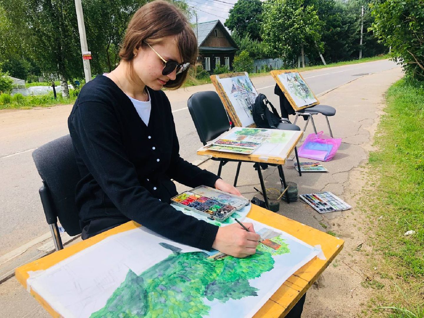 Руза, Дорохово, искусство, художники, колледж искусств, пленэр