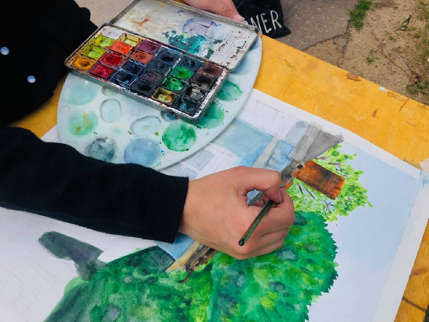 Руза, Дорохово, искусство, художники, колледж искусств, пленэр