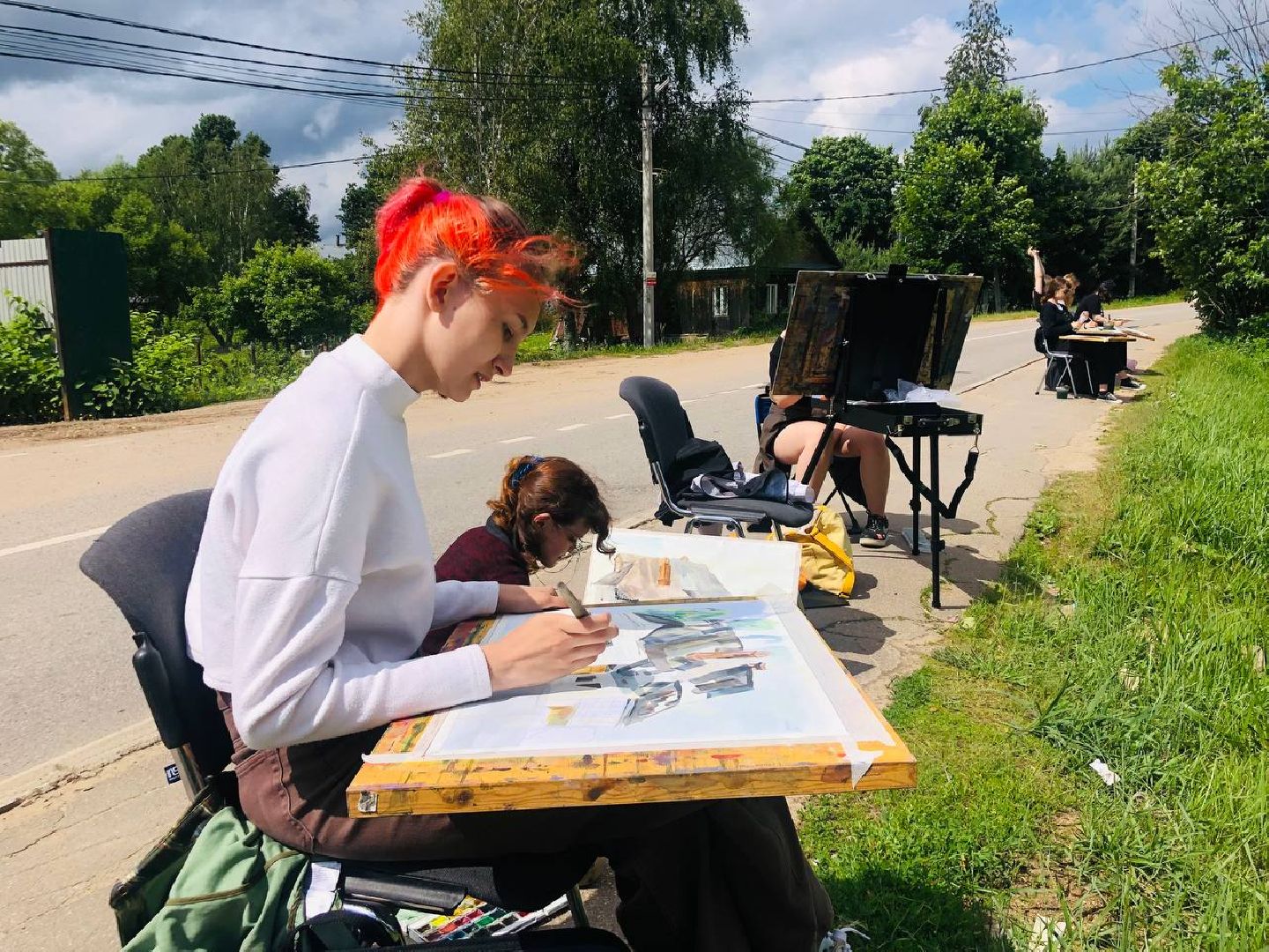Руза, Дорохово, искусство, художники, колледж искусств, пленэр