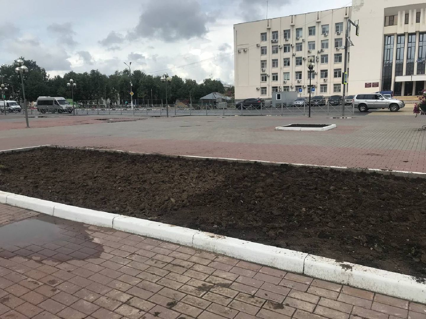 Коломна, благоустройство, высадка цветов