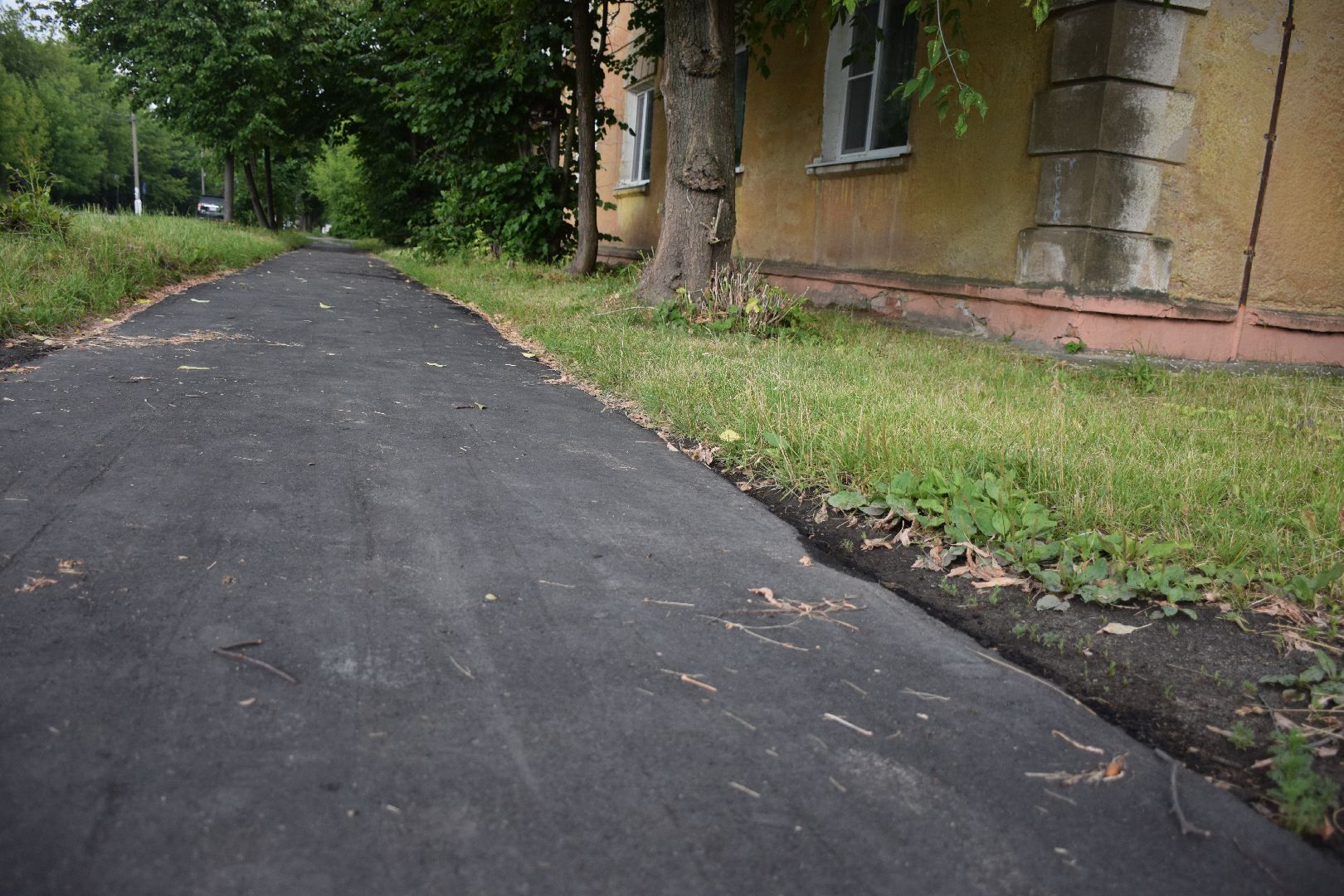 Павловский Посад, городской округ Павловский Посад, тротуар, дорога асфальт, пешеходы