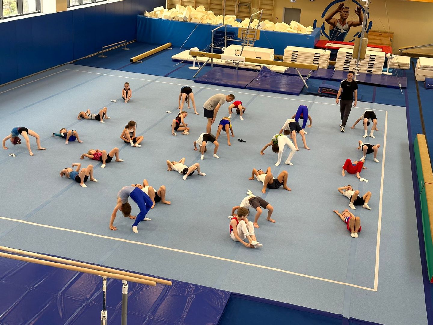 Летние спортивные сборы, спортивная гимнастика, Наро-Фоминск, акробатика