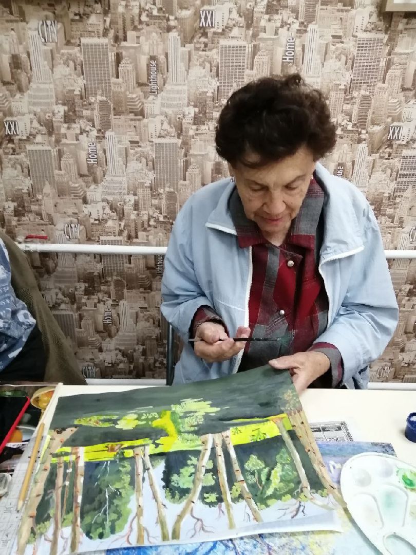 Активное долголетие, изостудия для пожилых, Наро-Фоминск, искусство вне возраста