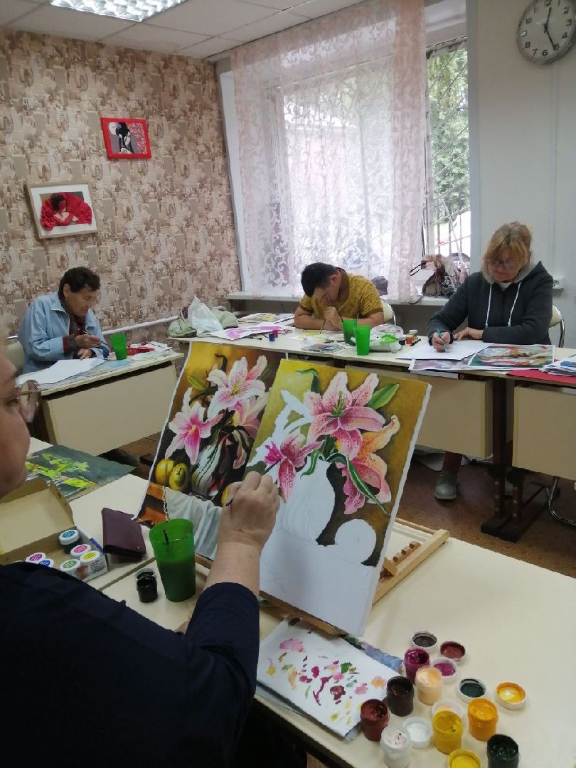 Активное долголетие, изостудия для пожилых, Наро-Фоминск, искусство вне возраста