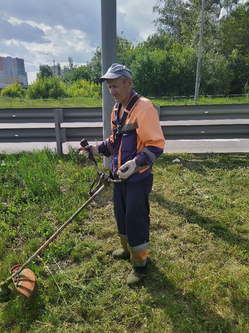 Долгопрудный, покос травы, ЖКХ, благоустройство, газон, Химки