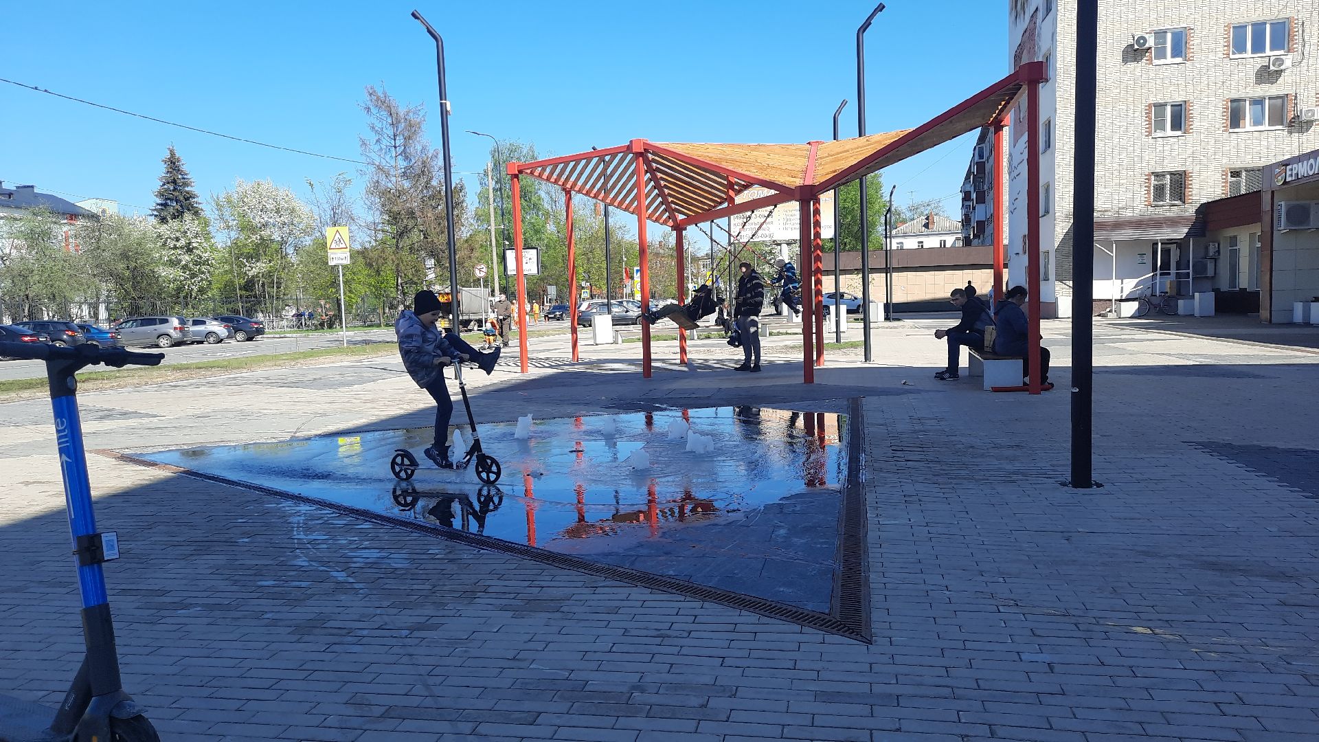 #Шатура, #дождь, #лужи, #дети, #дети_играют