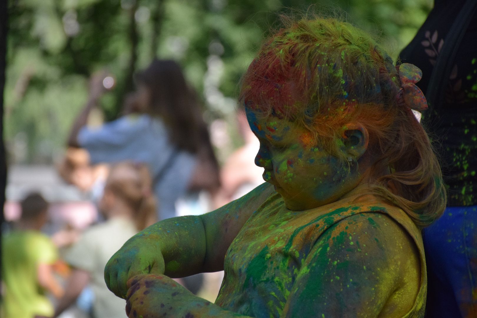 Павловский Посад, городской округ Павловский Посад, дети, праздник, холи, краски, ярко